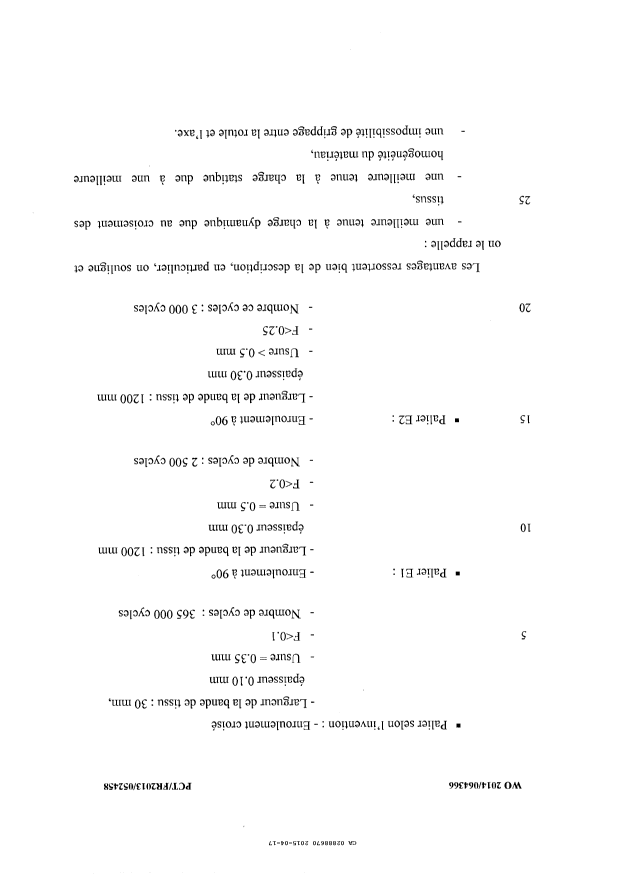 Document de brevet canadien 2888670. Description 20141217. Image 5 de 5
